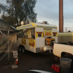Bad taco truck. Nasty food