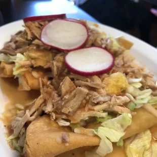 Tacos Dorados w/ carne.