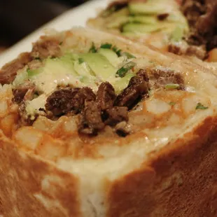 Califronia burrito with asada