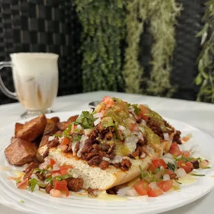 Mollete with Chorizo