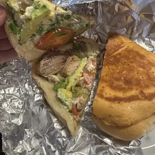 Axo-torta with pulled pork