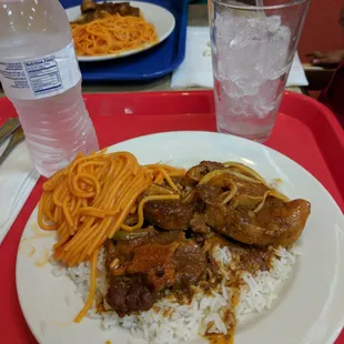 Oxtail ...First experience and it was delish. The speghetti was a side (random) but was not bad.