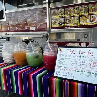 Taco Tuesday located in plaza parking lot on Parkmoore ave.