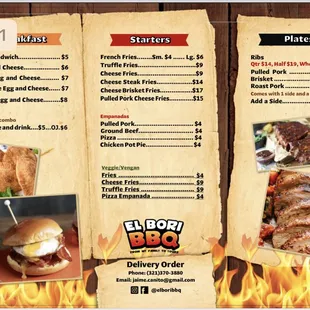 New menu