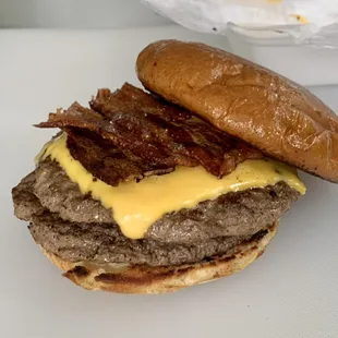 Double bacon cheese burger