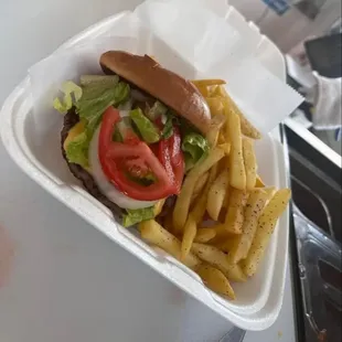Cheeseburger &amp; Fries