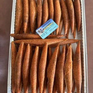 Alcapurrias de yuca pequeñas para fiestas o reuniones