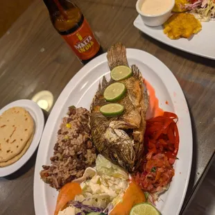 Pescado frito