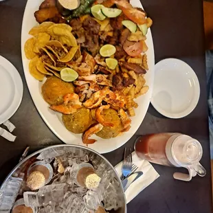 oysters and mussels, food