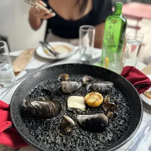 Squid ink Seafood Paella x2