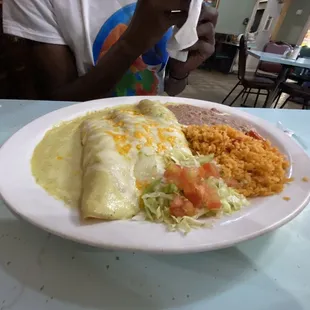 Shrimp Suiza Enchiladas