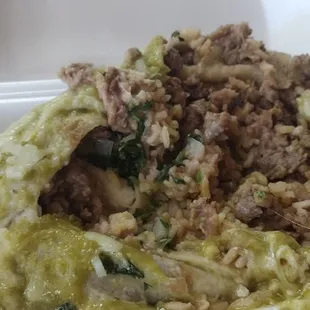 a plate of food