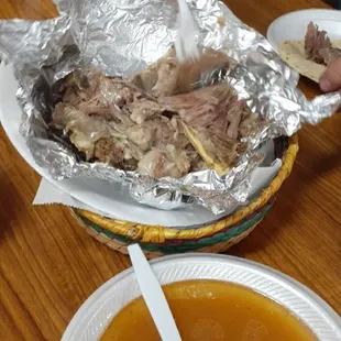 1lb of Barbacoa.