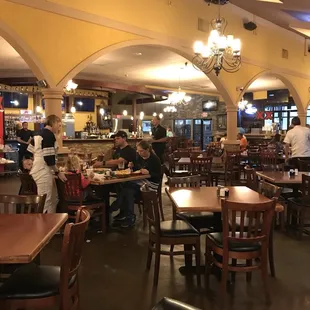 people eating in a restaurant