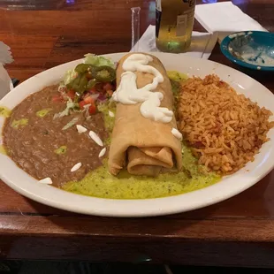 This is what a real chimichanga looks like. Go to chuys!