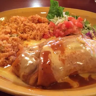 Chimichanga double rice