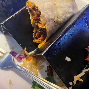 taco holder.  Nice to have a taco stay in tact for the whole meal.
