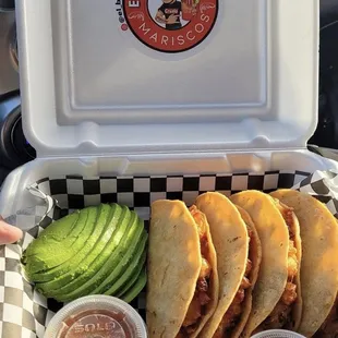 Tacos Dorados de Camaron (deep fried shrimp tacos)