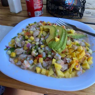 (Stepmother got this, This is the Tropical Ceviche)
