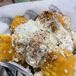 Elote bites. Yummy