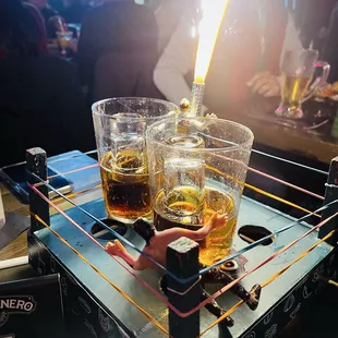 "Perla Negra" was a 2 for 1 shot special. The presentation alone was spectacular, the Jägerbomb is the cherry on top.