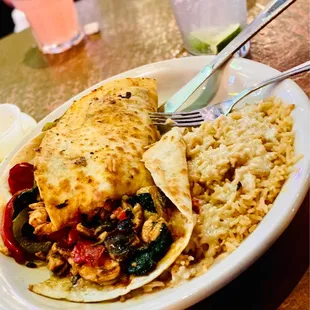 Chicken Spinach Enchiladas