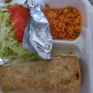 Chimichanga plate