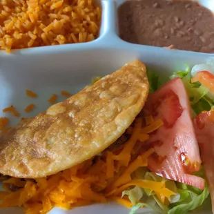 Kid's crispy taco. Son loved it.