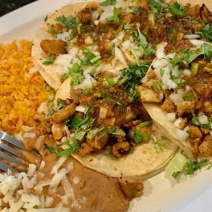 Chicken Taco Plate