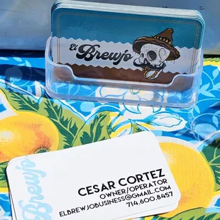 Business card. 10/27/2024