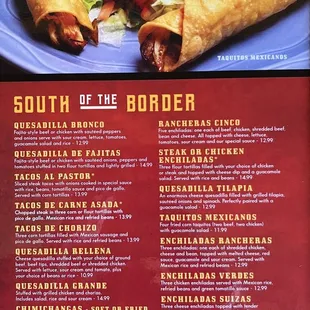 Brookville Menu