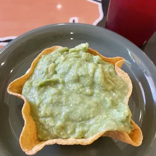 Guacamole, no tomatoes, no garlic...just avocado