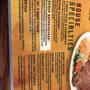 More &quot;House specialties&quot;
