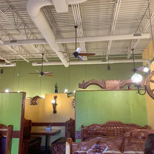 A seat from inside. Typical Tex-Mex interior. No complaints.