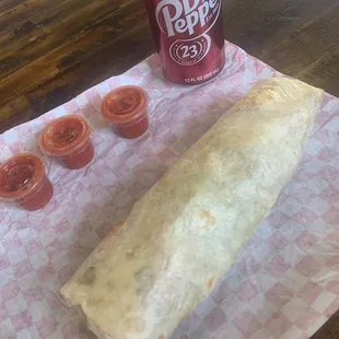 Carne asada burrito