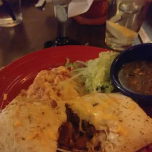 Chicharron burrito