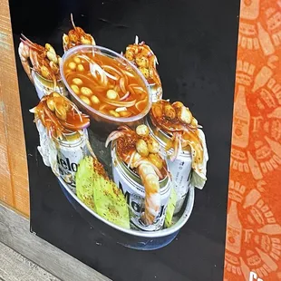 a plate of food on a table