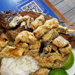 a plate of food