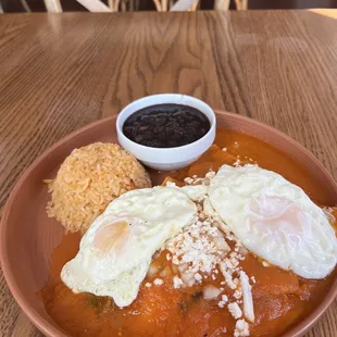 Red Enchildas (Not red Chile, just tomato sauce)