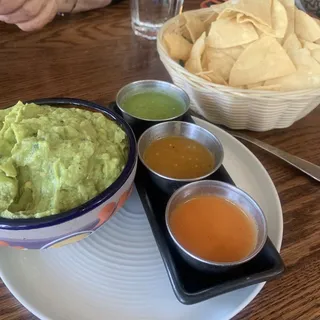 Chips Guacamole and Salsas