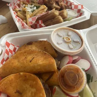 Quesi-birria combo tray