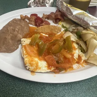 This is huevos rancheros and definitely recommend!!