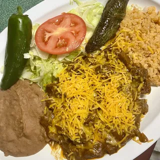 Carne Guisada with Cheese