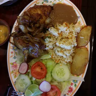 16. Pollo encebolla $ 13.99