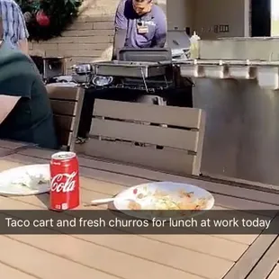 a man sitting at a table