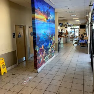 the inside of a store