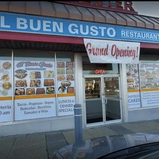 the outside of a restaurant