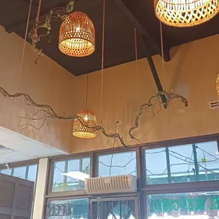 Nice decorations overhead.