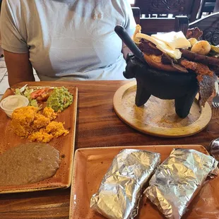 Sizzling Molcajete.