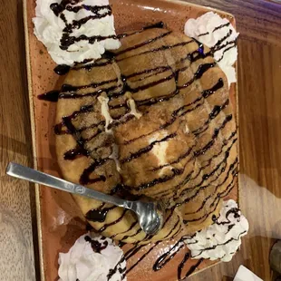 Fried ice cream desert